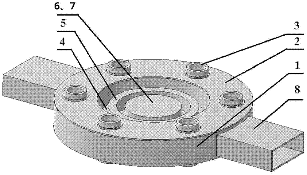 High-order-mode coaxial output cavity