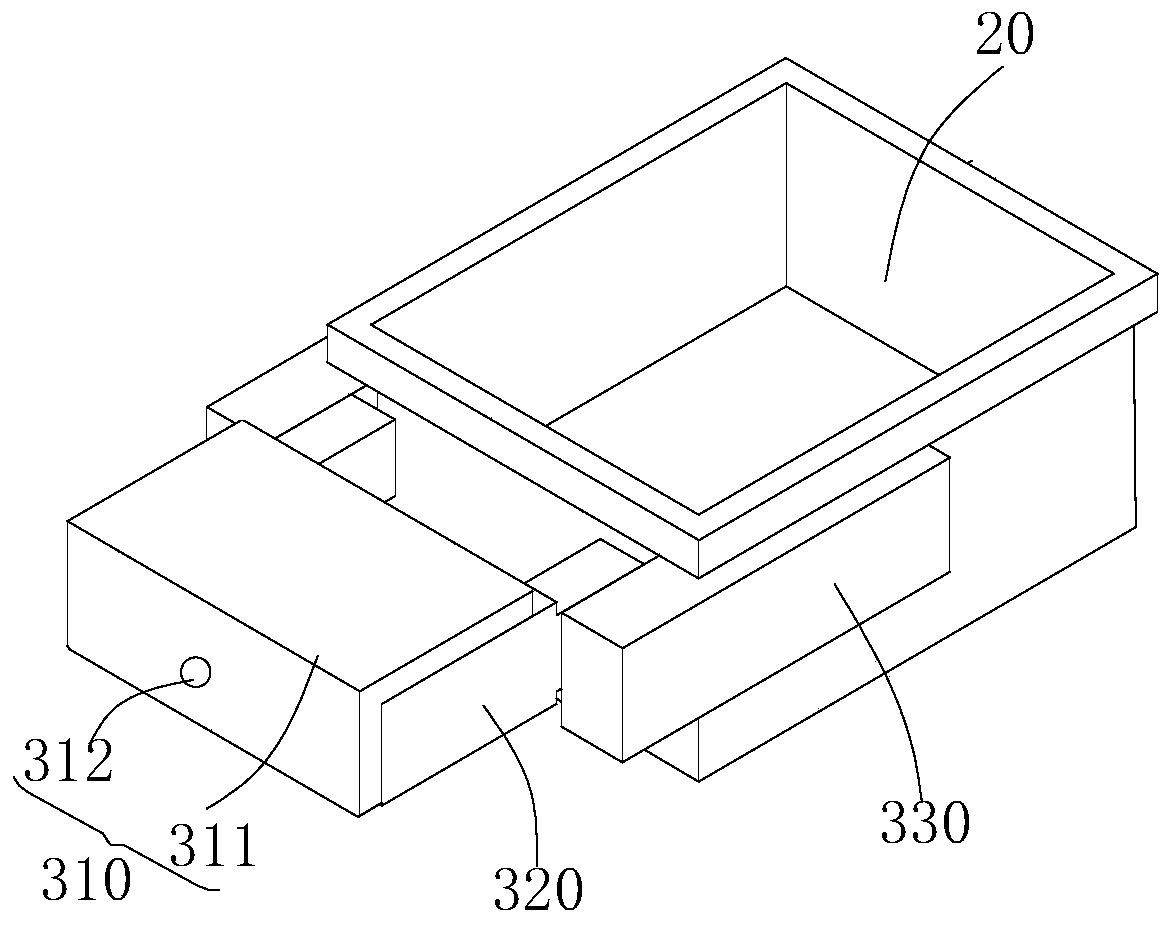 3D printing working box device and 3D printing device