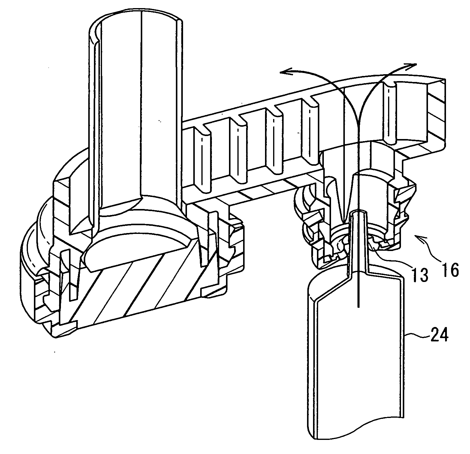 Communicating Member, Medical Container Using the Same, and Infusion Preparation Tool Set