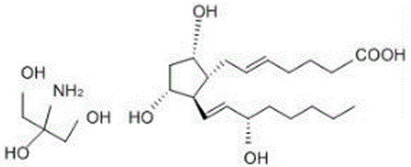 Synthesizing method of trometamol prostaglandin F2alpha