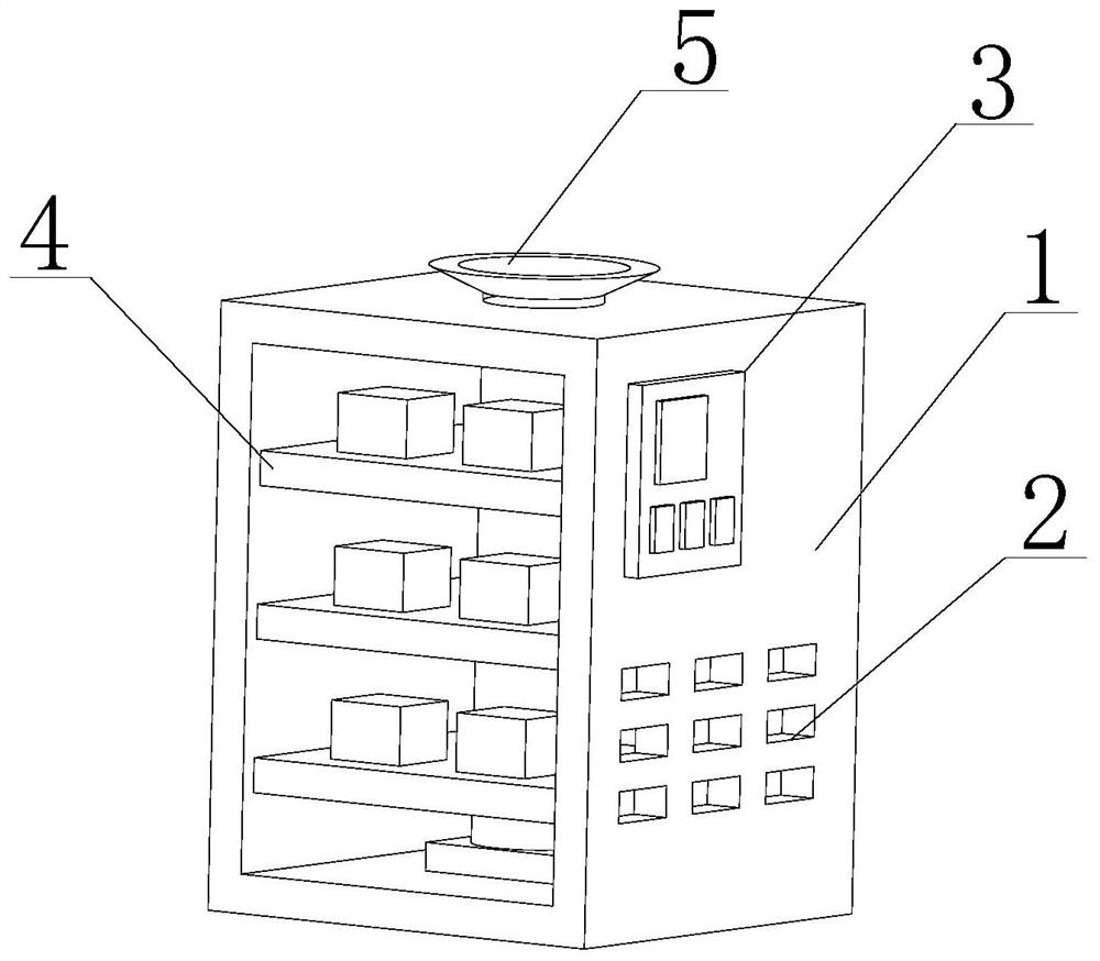 Novel looped network metal cabinet