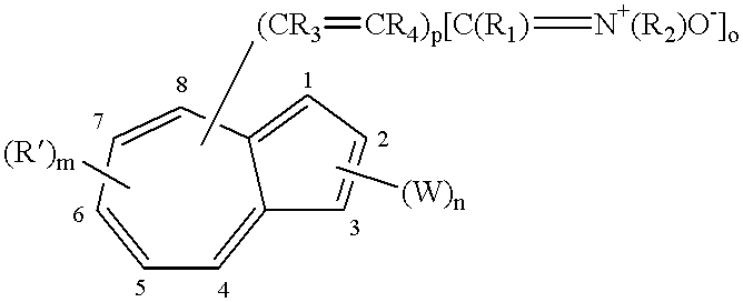 Azulenyl nitrone spin trapping agents, methods of making and using same