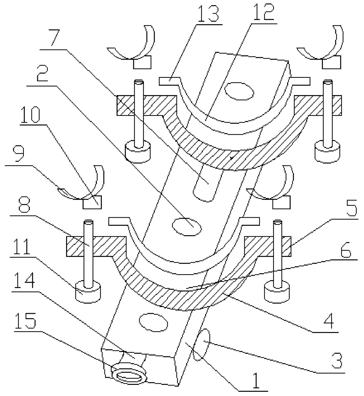 Mobile automobile axle housing placing frame