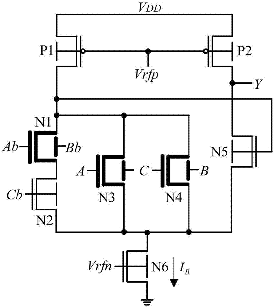 Current-mode RM NOR-XOR unit based on FinFET device