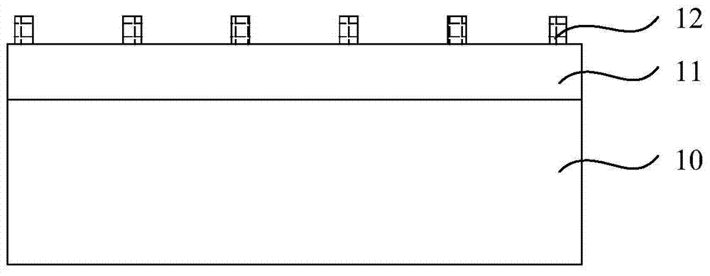 Substrate for flip-chip LED chip, epitaxial wafer and manufacturing method thereof