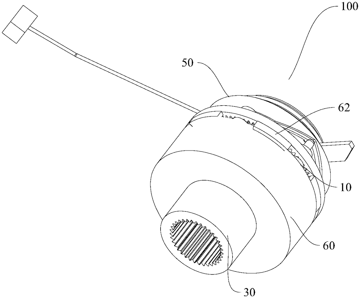 Driving shaft locking device, power-driven system and vehicle