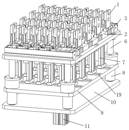 Upper engine base mechanism suitable for device with automatically-demoulded motor coil