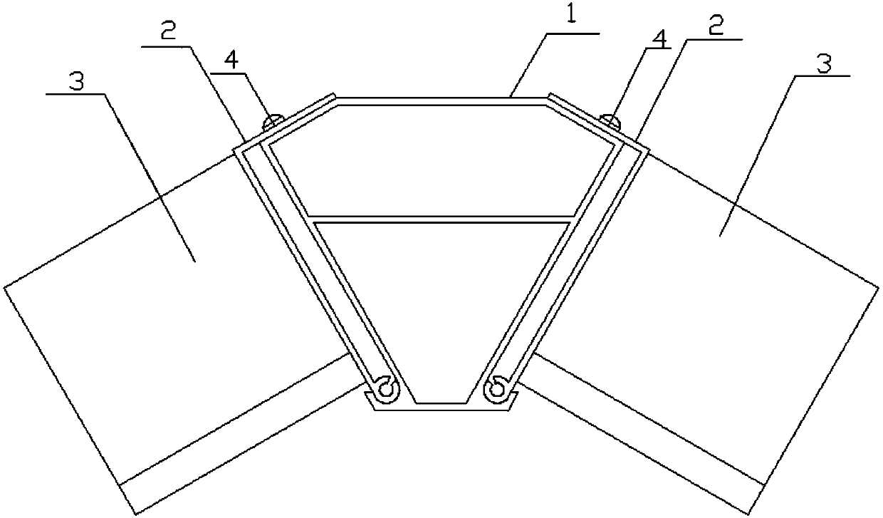 Sunshine room framework angle turning device