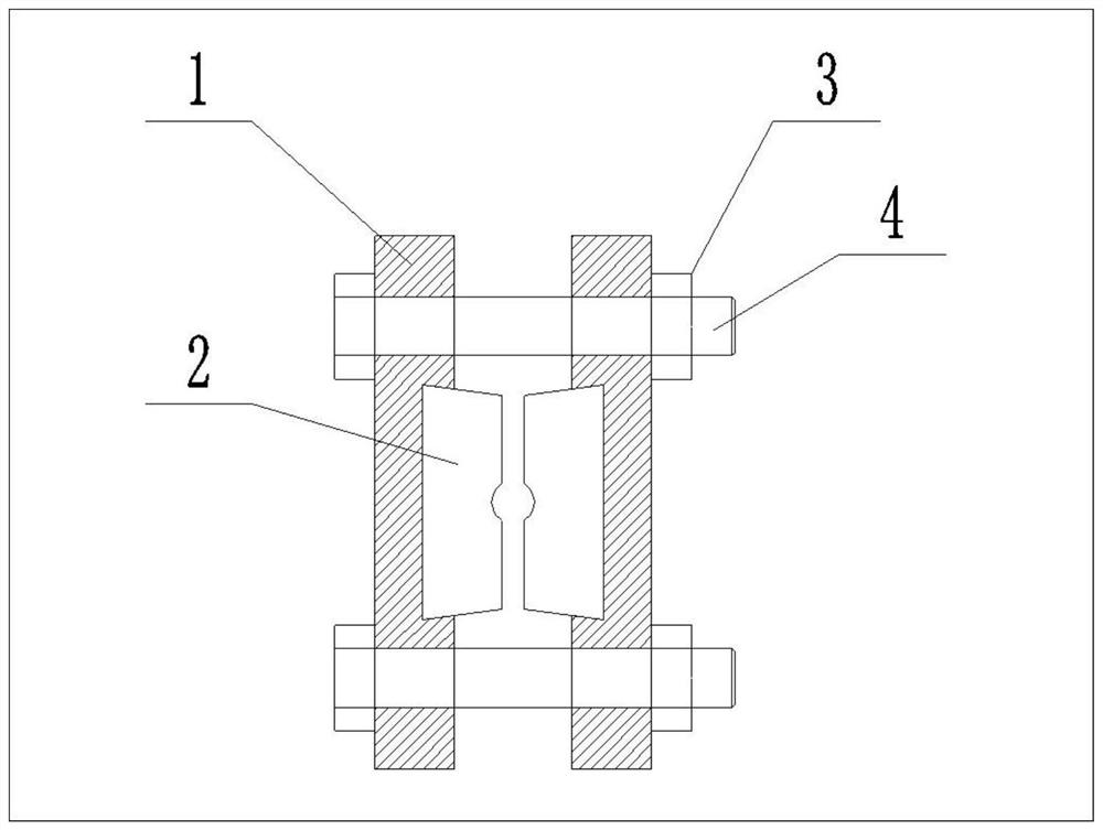 Composite wear-resistant material for sucker rod elevator and preparation method thereof