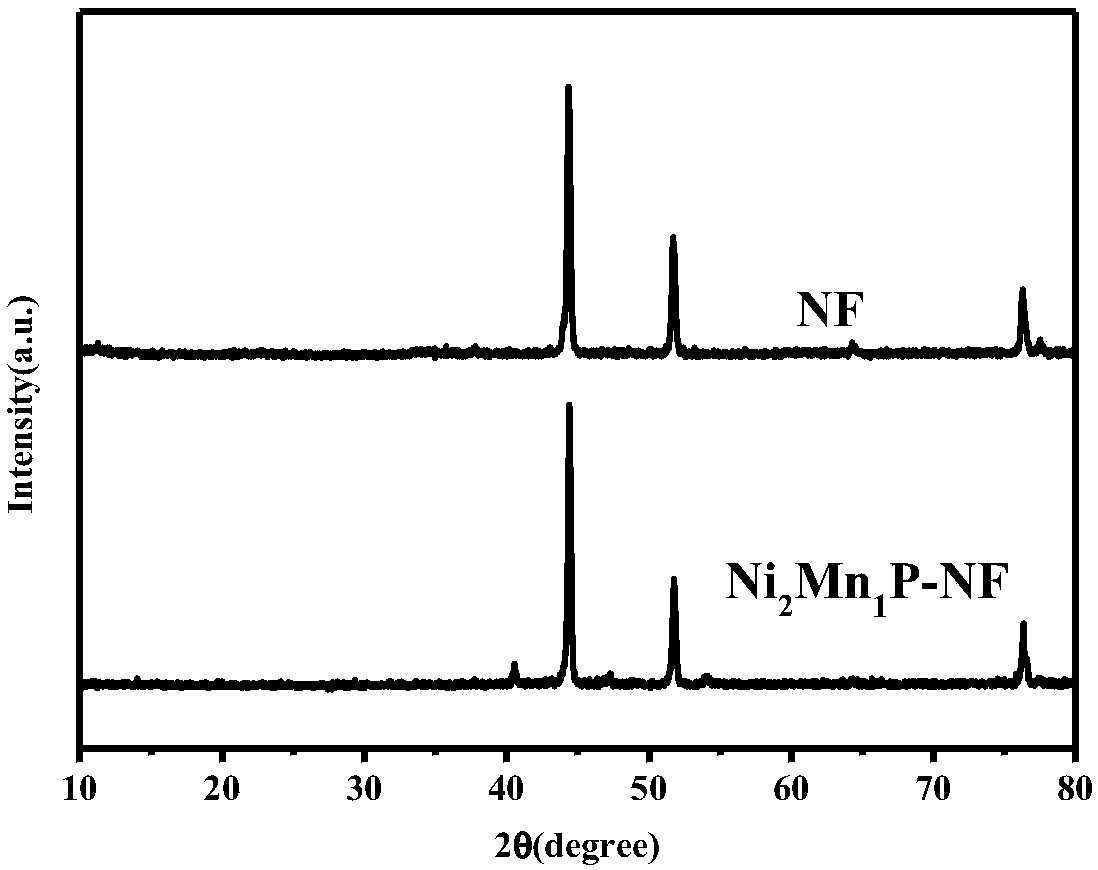 Bi-metal phosphide electrocatalyst as well as preparation method thereof and application thereof