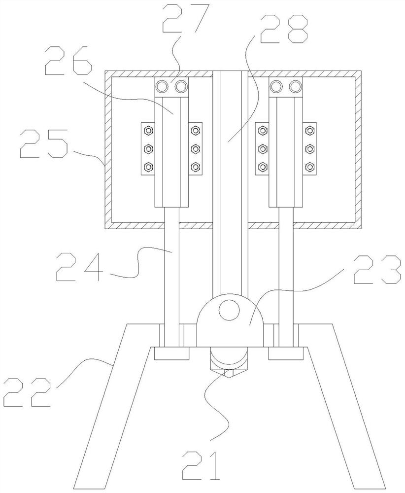 Automatic glue supplementing equipment for stone cracks