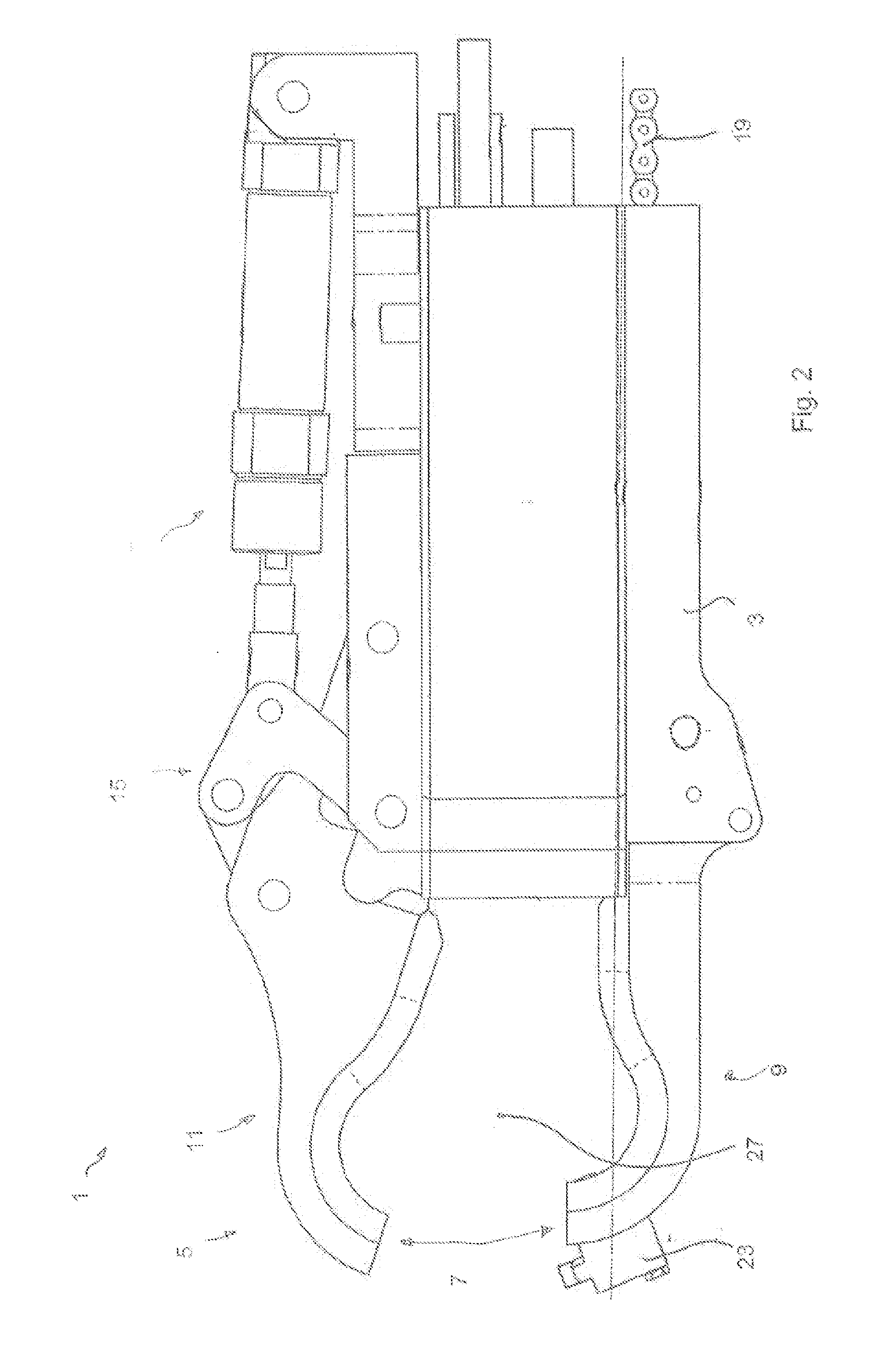 Device and method for automatically twisting metal wires, in particular for connecting adjacent, preferably mutually intersecting structure elements