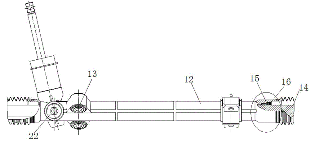 Device and method for prolonging service life of gear rack type diverter