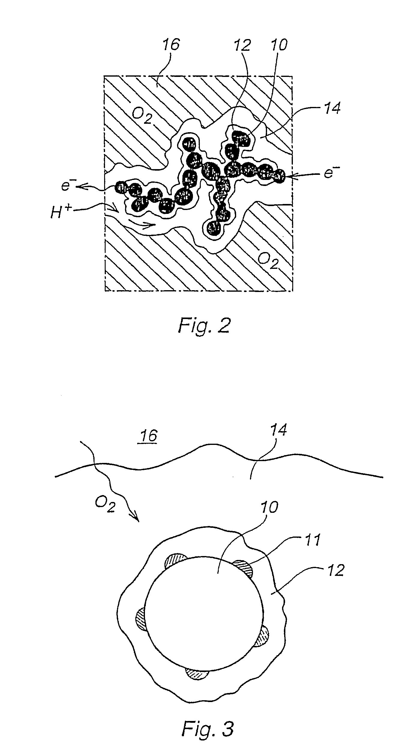 Cathode layer structure for a solid polymer fuel cell and fuel cell incorporating such structure