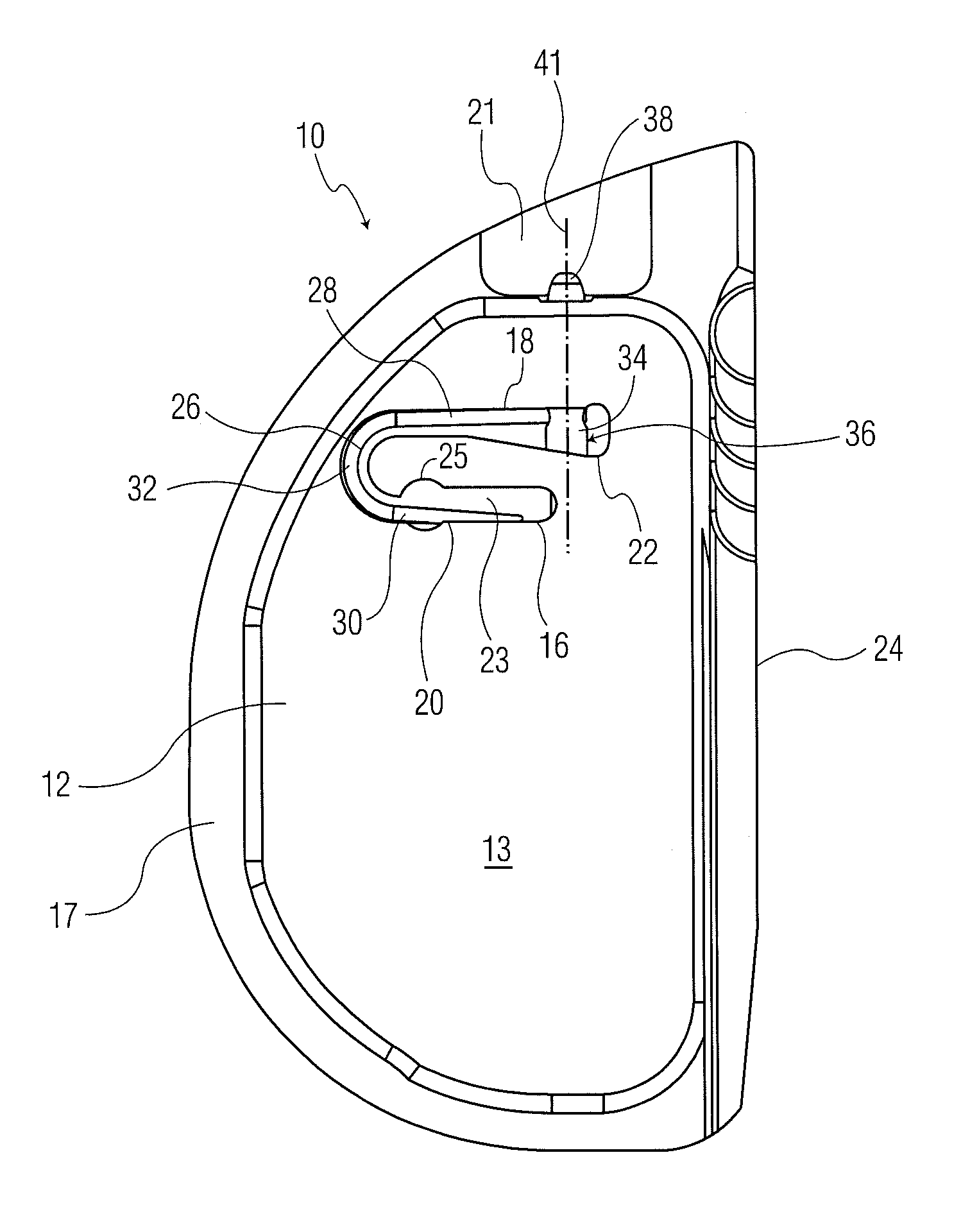 Tibial insert locking mechanism