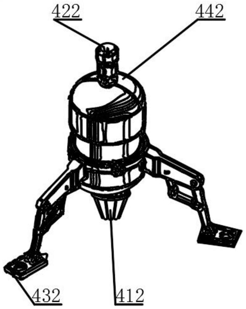 Aircraft equipped with modular embedded landing gear and application method thereof