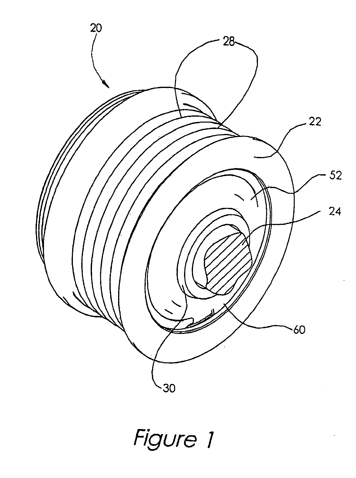 Polymer spring controlled pulley assembly for rotary devices