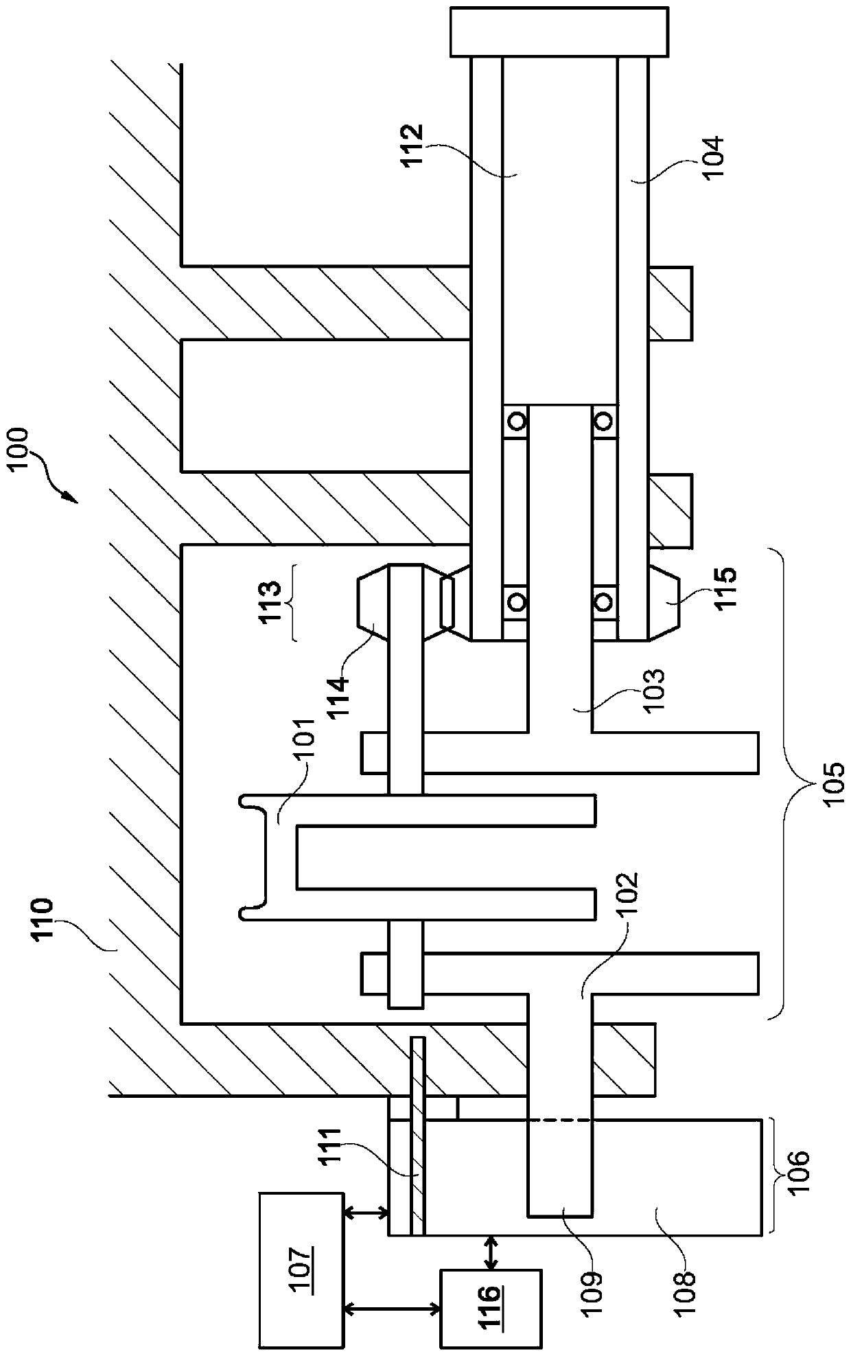 Crank drive device for an internal combustion engine, drive train and vehicle