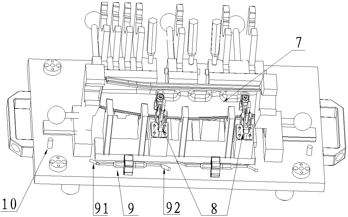 Gauge for measuring complex profile surfaces