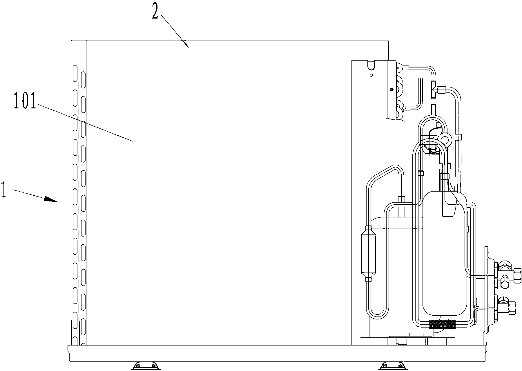 Heat pump air-conditioning system with excellent defrosting function