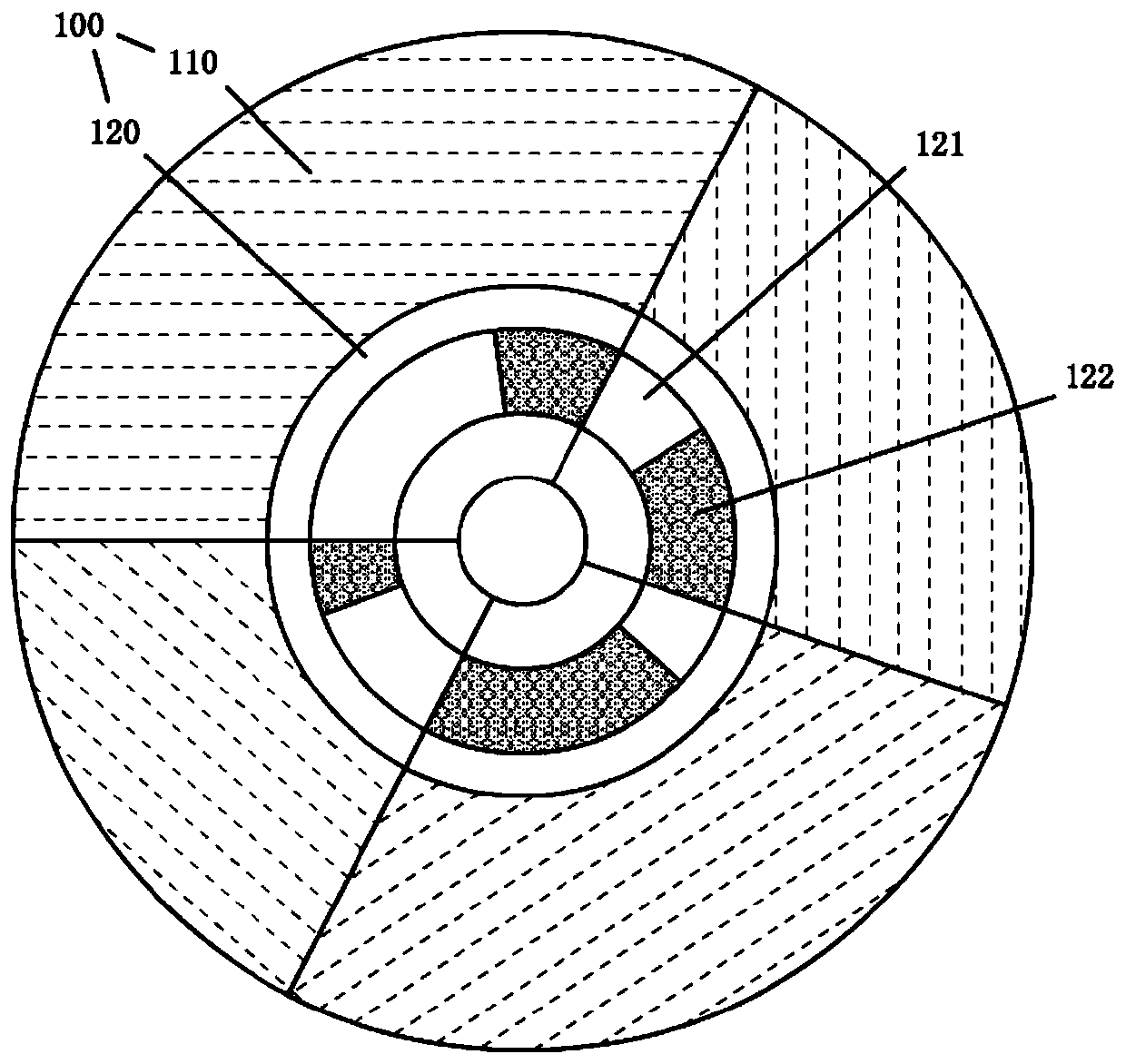 Filter color wheel, filter color wheel control system and synchronous control method for filter color wheel