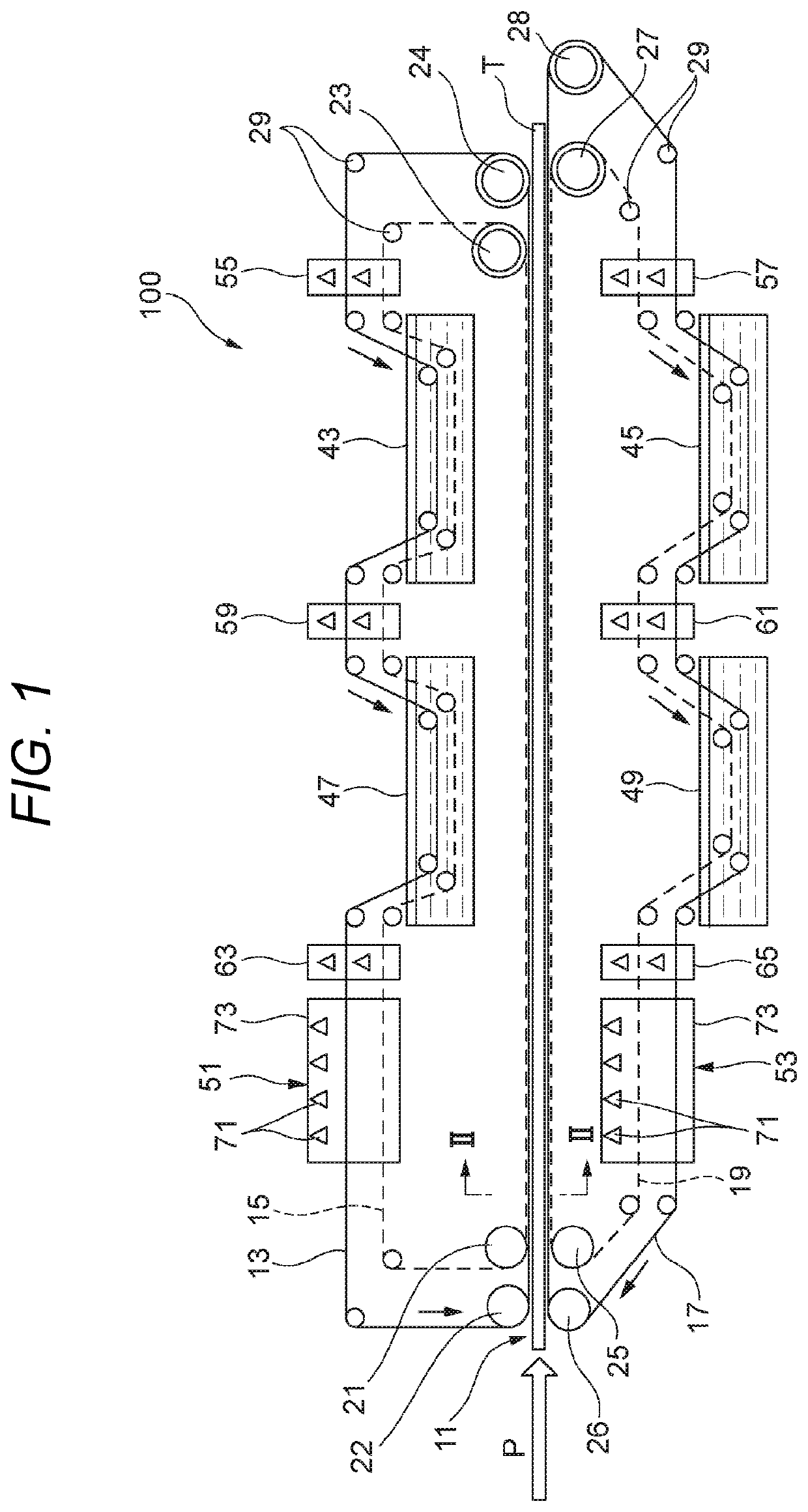 Continuous shaping machine for bean curds