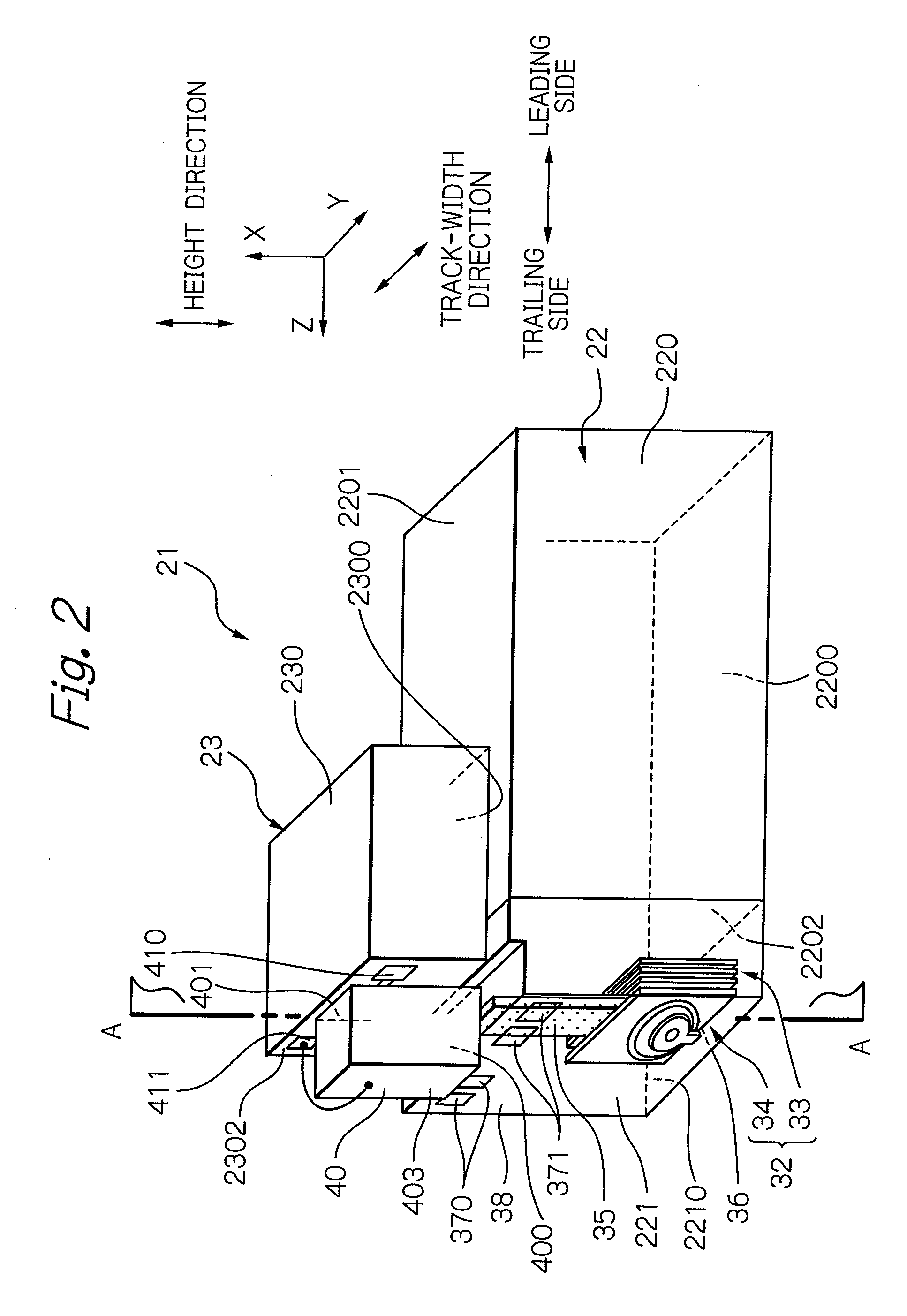 Thermally-Assisted Magnetic Recording Head Having Near-Field Optical Device with Propagation Edge