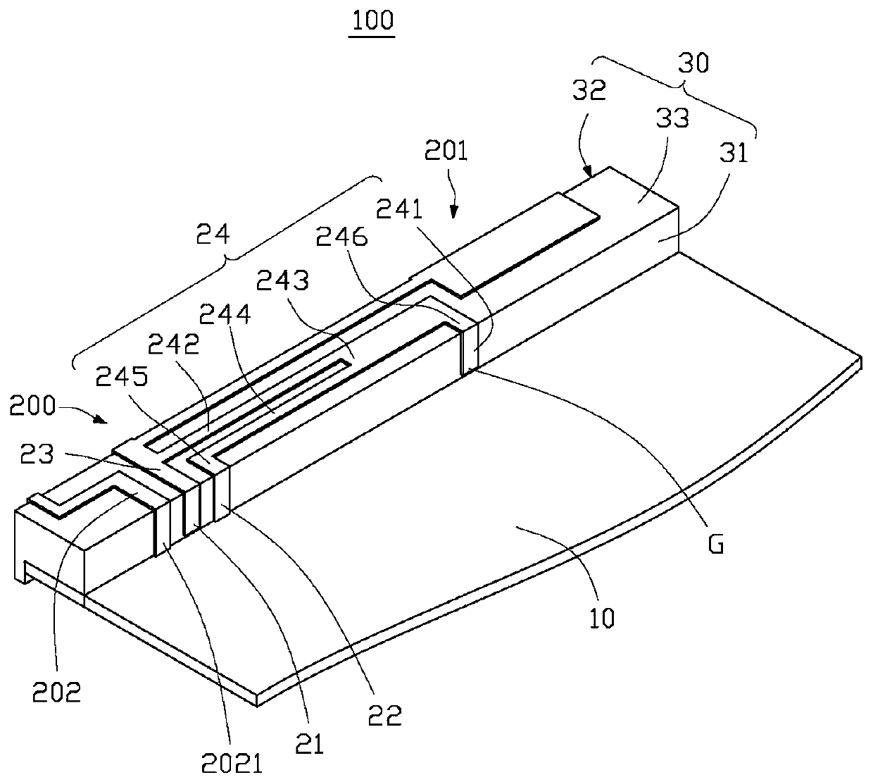 Multi-frequency antenna and wireless communication device with the multi-frequency antenna