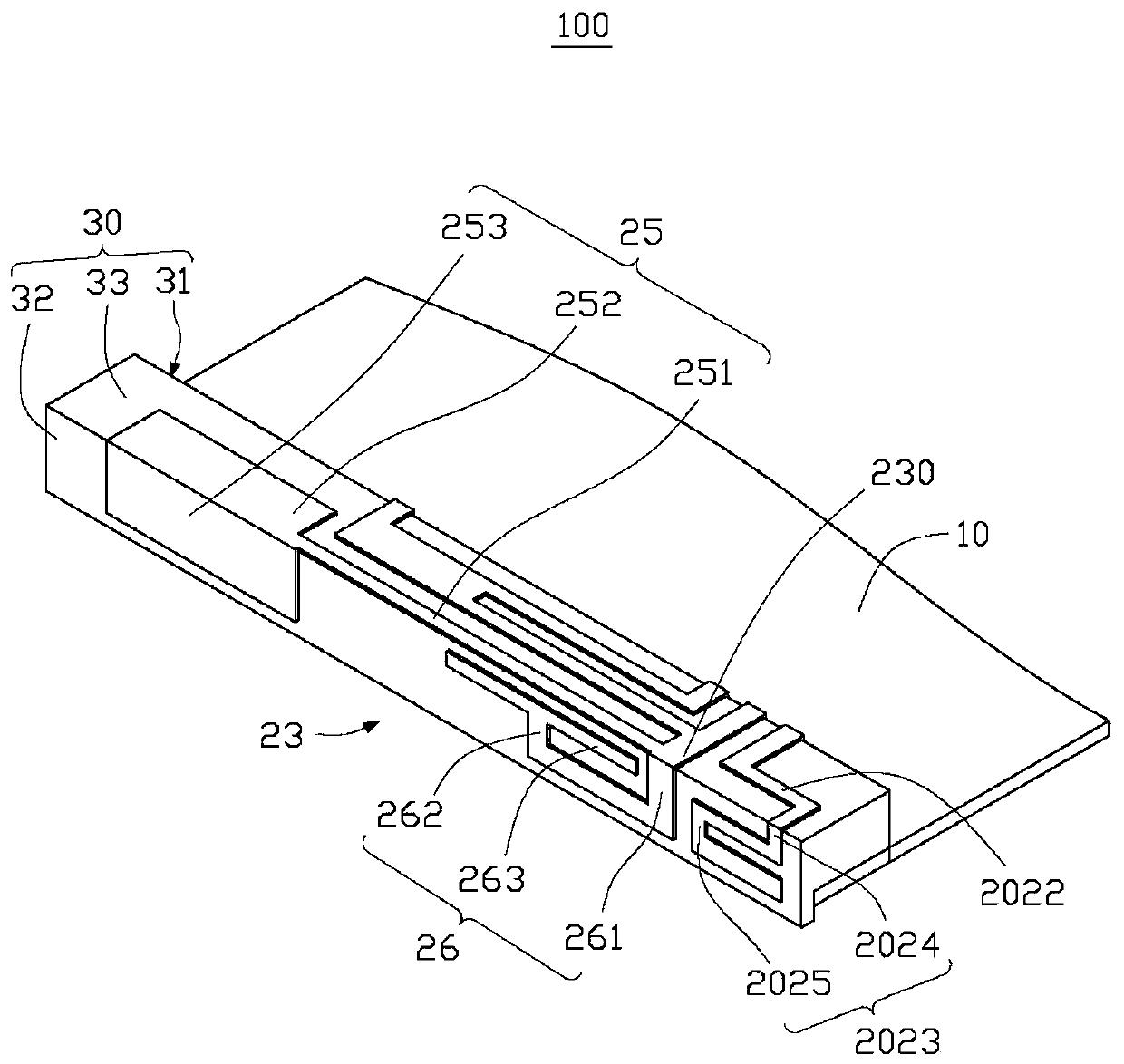 Multi-frequency antenna and wireless communication device with the multi-frequency antenna