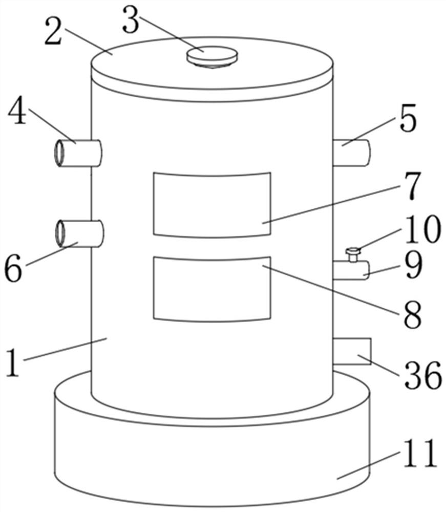 Automatic peeling and seeding device for pomegranate