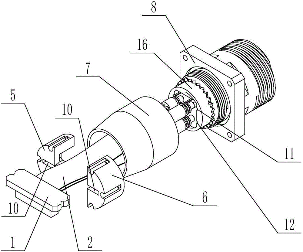 Active optical cable connector assembly
