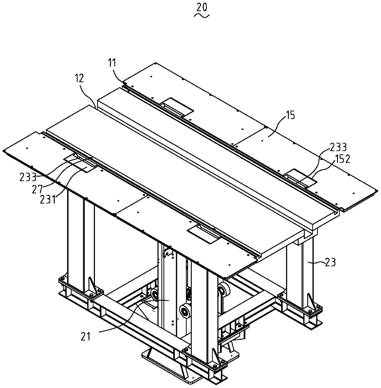 Bogie cleaning equipment