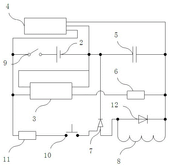 Lenz's law demonstration instrument