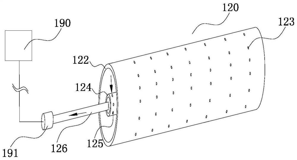 Air suction assisted multiple impurity removing and carding device of rotor spinning machine and spinning machine