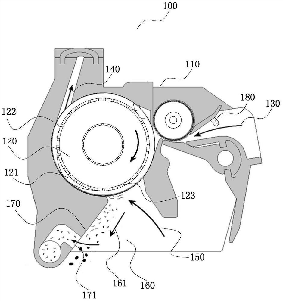 Air suction assisted multiple impurity removing and carding device of rotor spinning machine and spinning machine