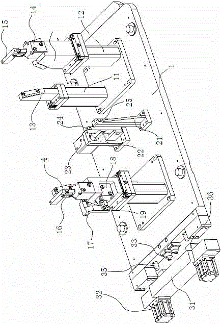A pressure-holding fixture for automatic line of axle housing