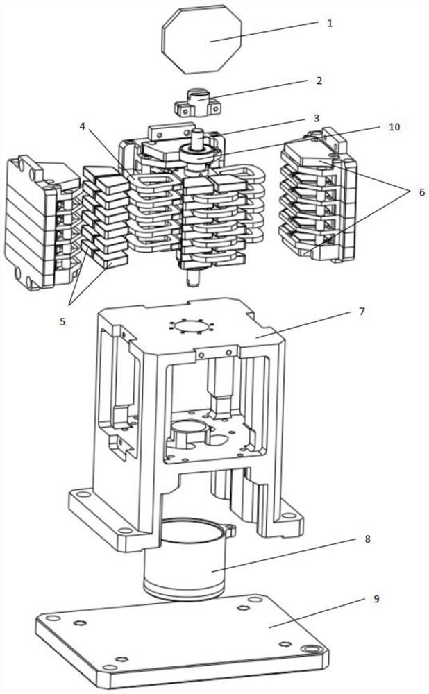 One-dimensional heavy-load moving-coil limited rotation actuator
