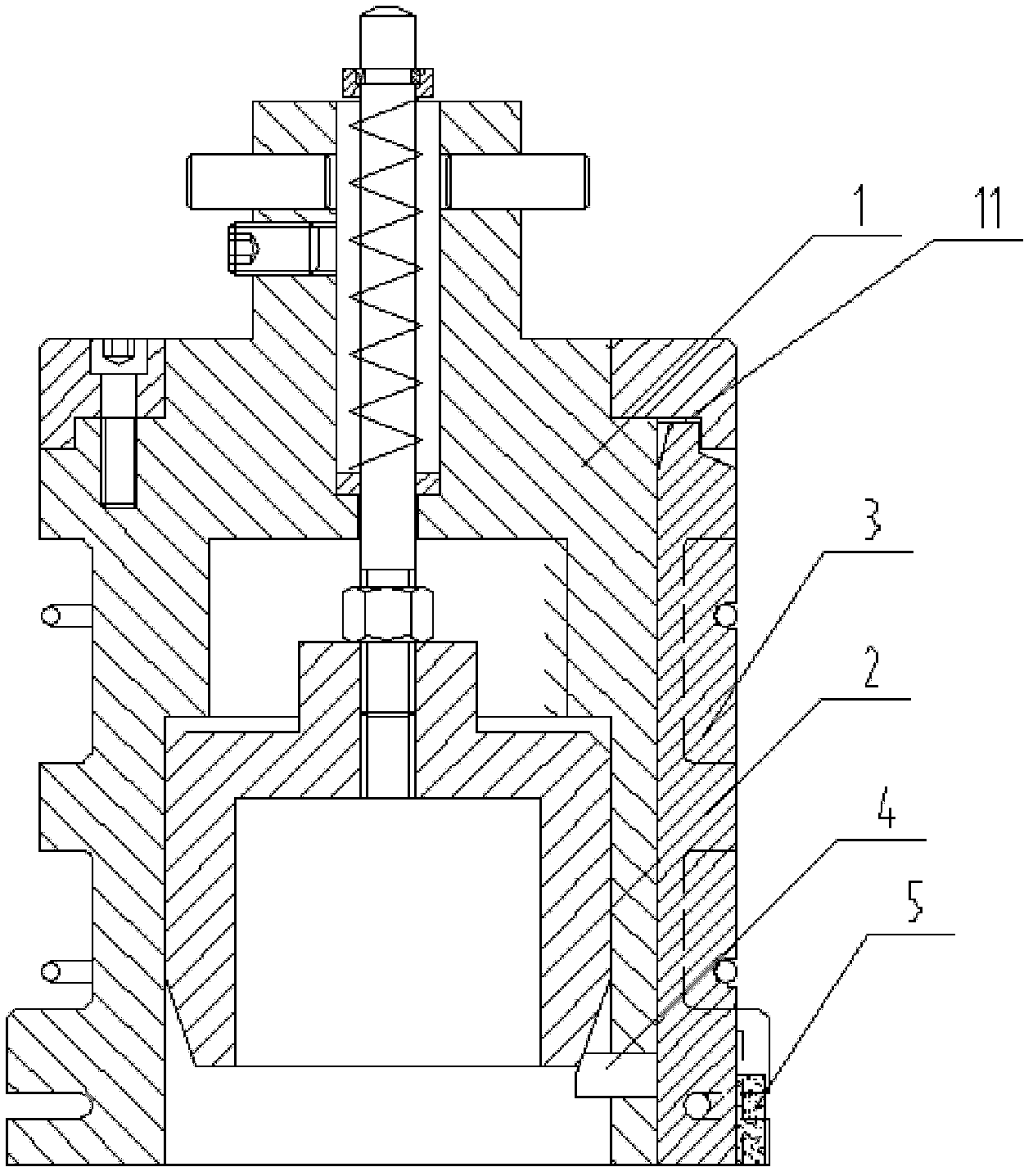 Brake hub honing head with improved structure