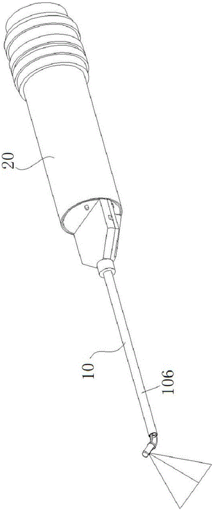 Transurethral bendable manual cystoscope