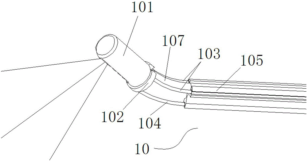 Transurethral bendable manual cystoscope