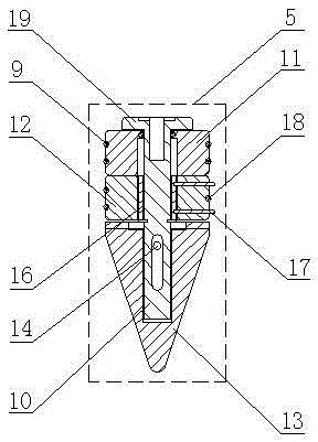 Rapid and safe solid expansion pipe strengthening device for oil field