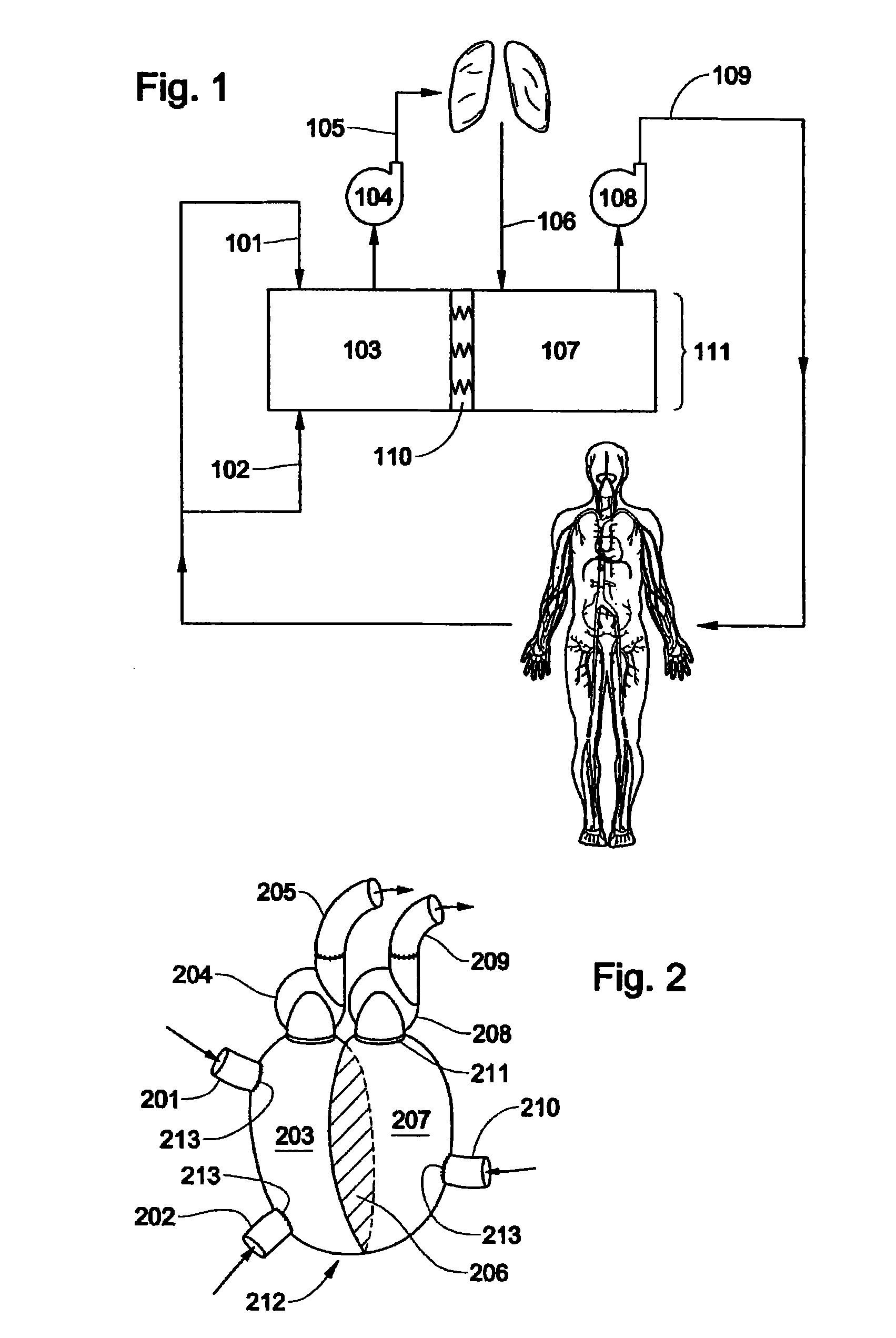 Total artificial heart system for auto-regulating flow and pressure balance