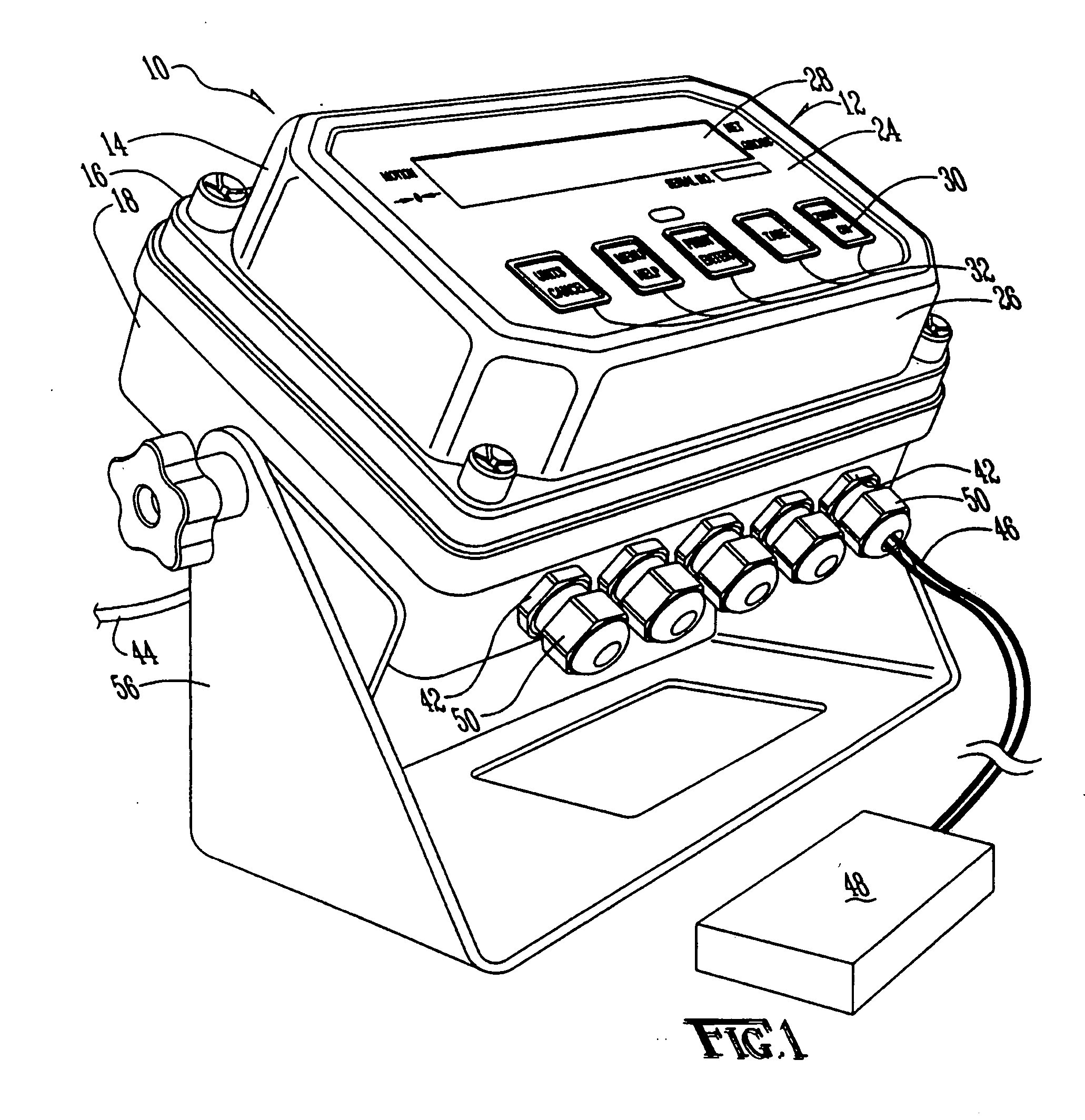 Modular sealed portable digital electronic controller