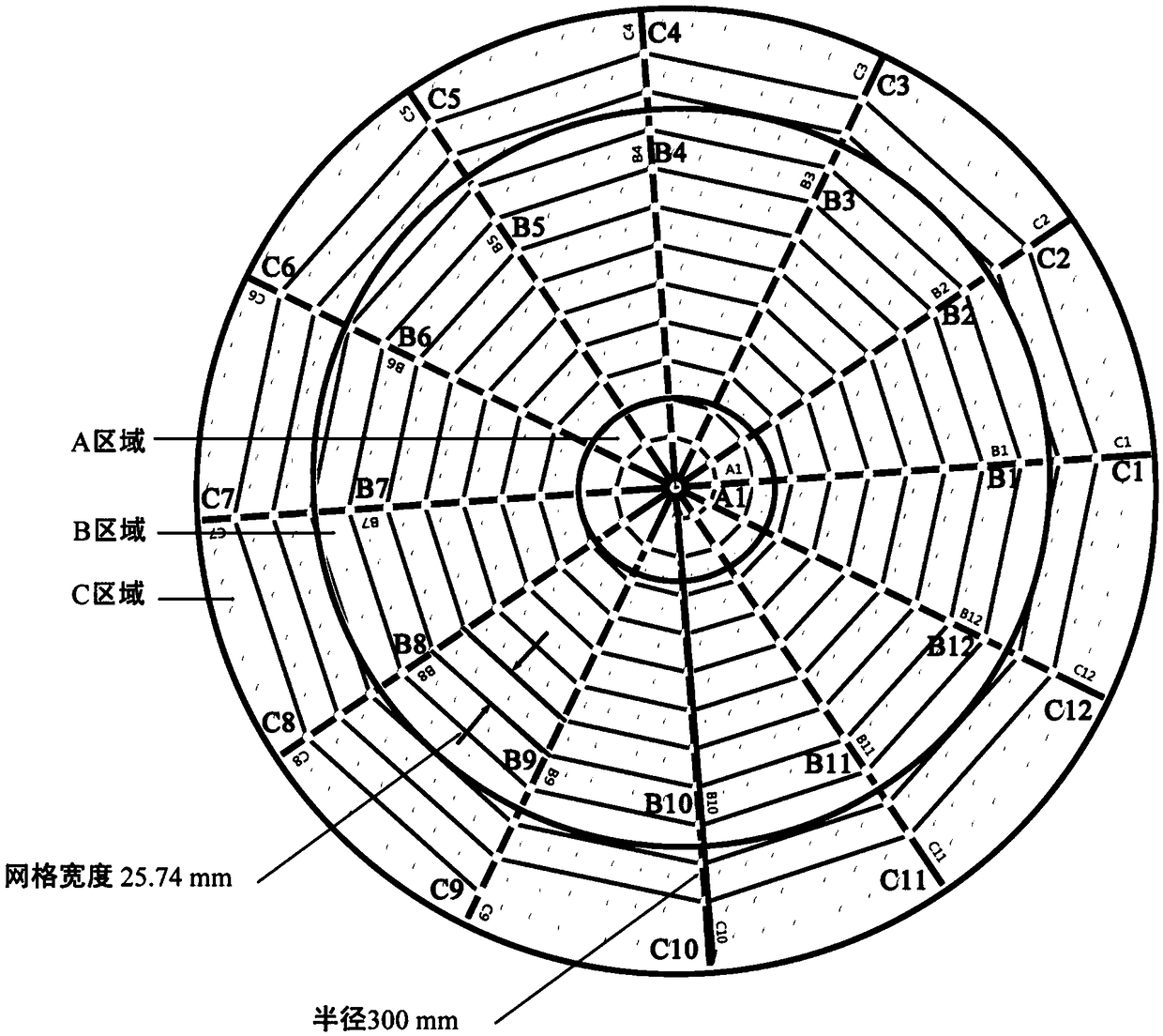 Network topology establishment method based on artificial spider web
