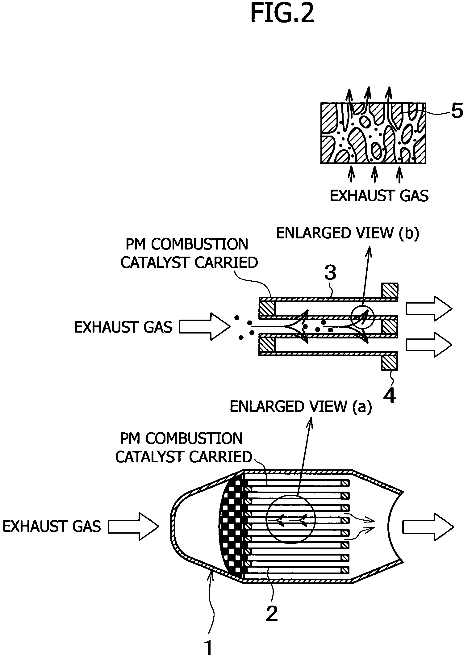 Exhaust gas treatment catalyst and exhaust gas treatment method