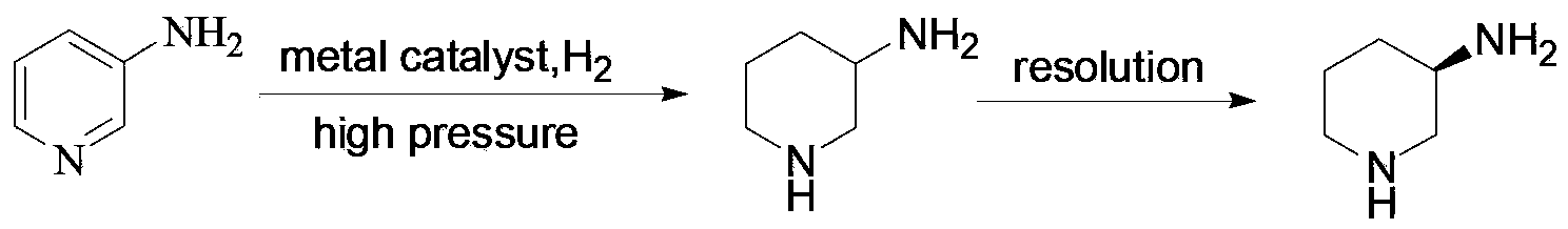 Preparation method of amino protection (R)-3-amino piperidine