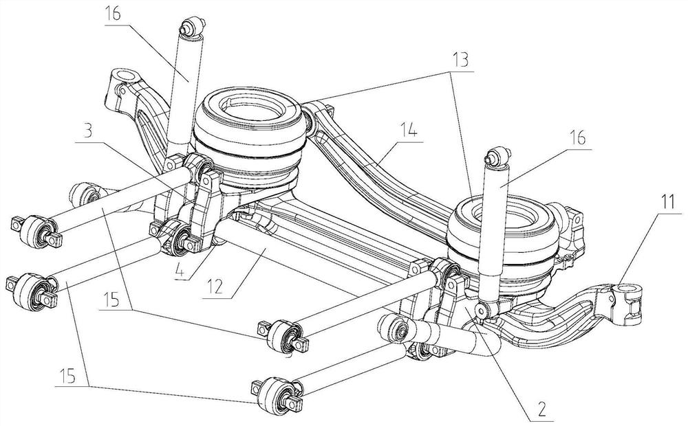 Air suspension system for vehicle