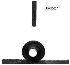 Environment-friendly polysilsesquioxane nano-hybrid super-hydrophobic coating material and preparation method thereof