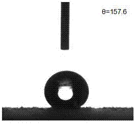 Environment-friendly polysilsesquioxane nano-hybrid super-hydrophobic coating material and preparation method thereof