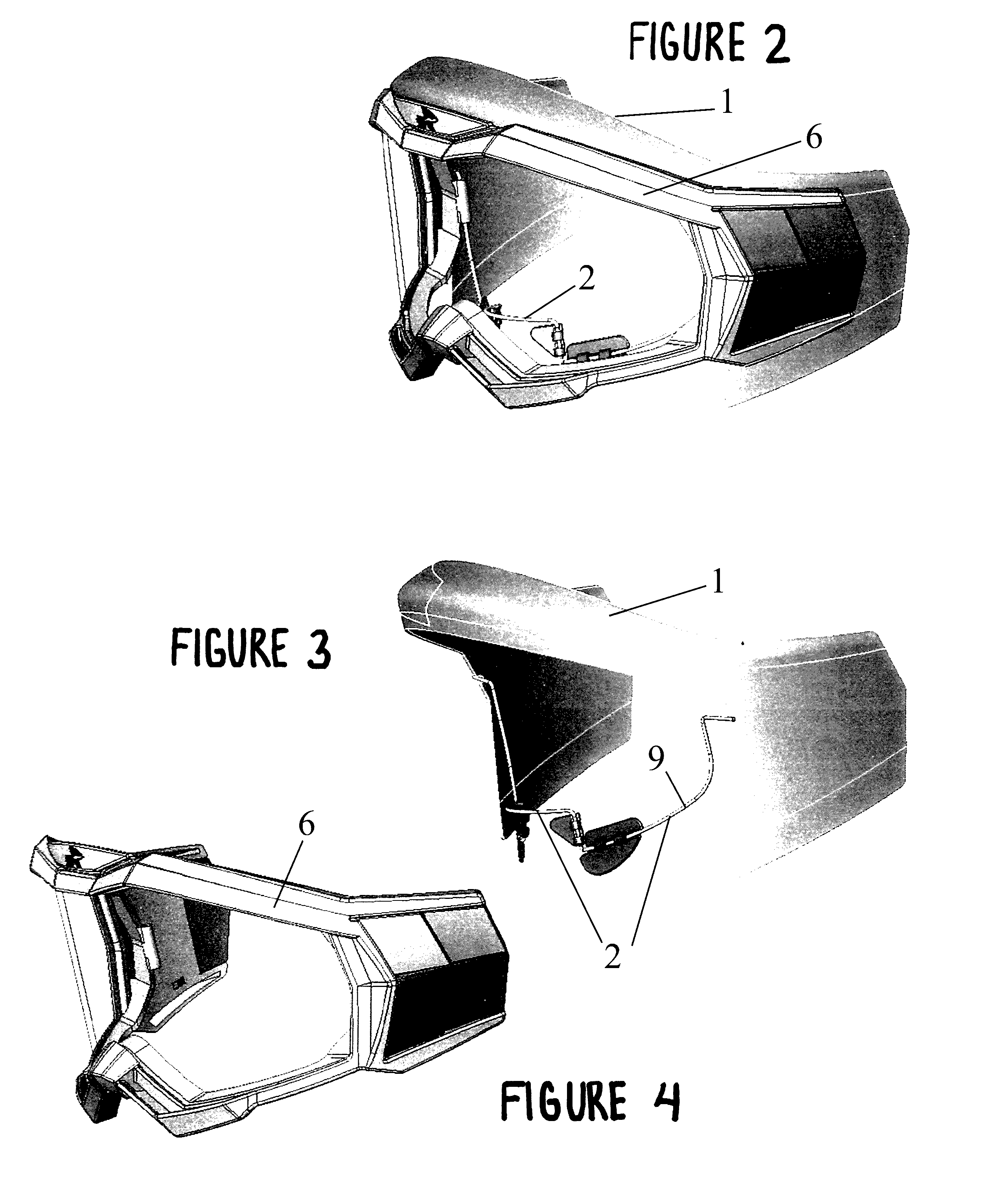 Suspension system for a new goggle frame platform